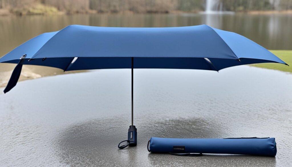 防水性とスタイルの折りたたみ傘